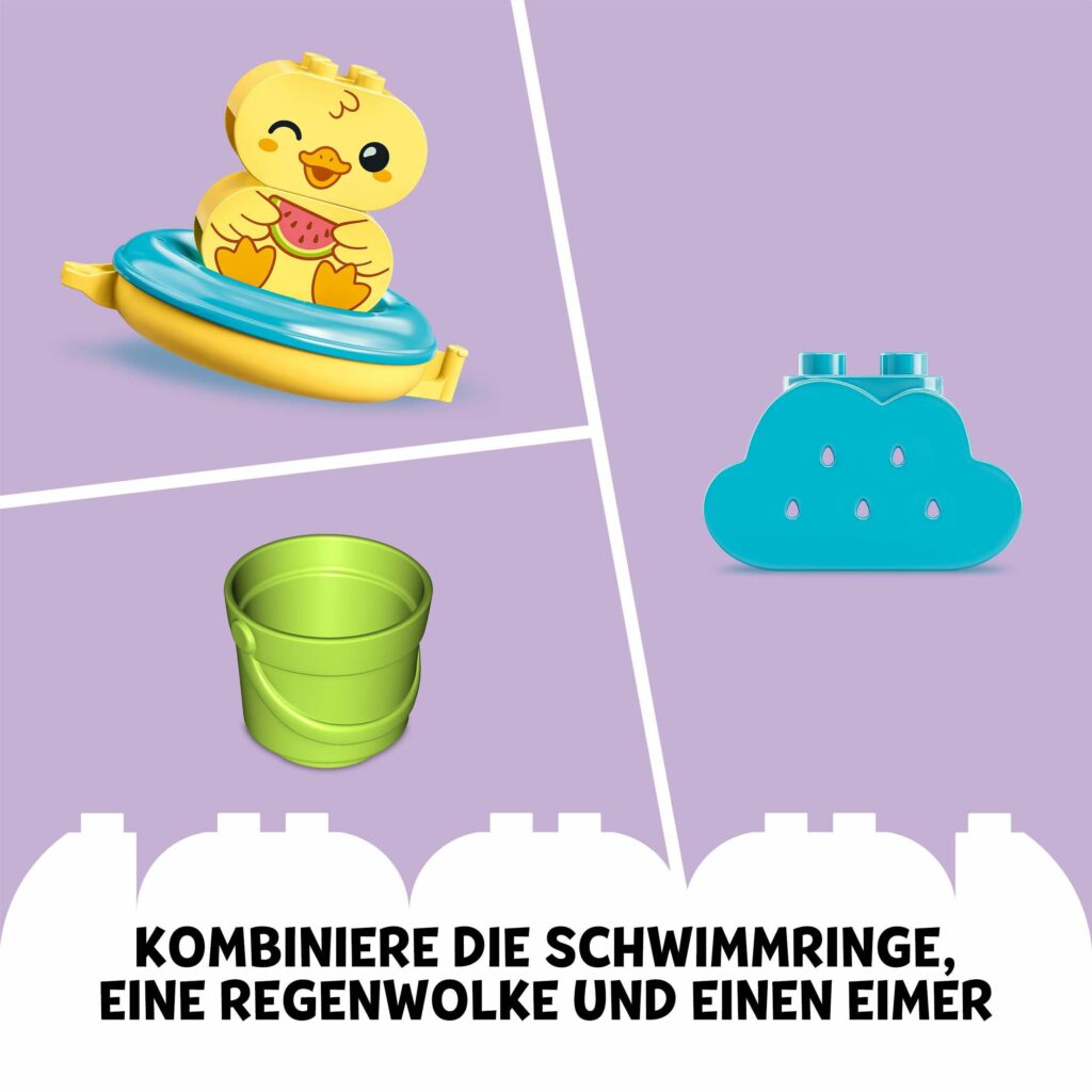 Produktabbildung Badewannenspaß: Schwimmender Tierzug