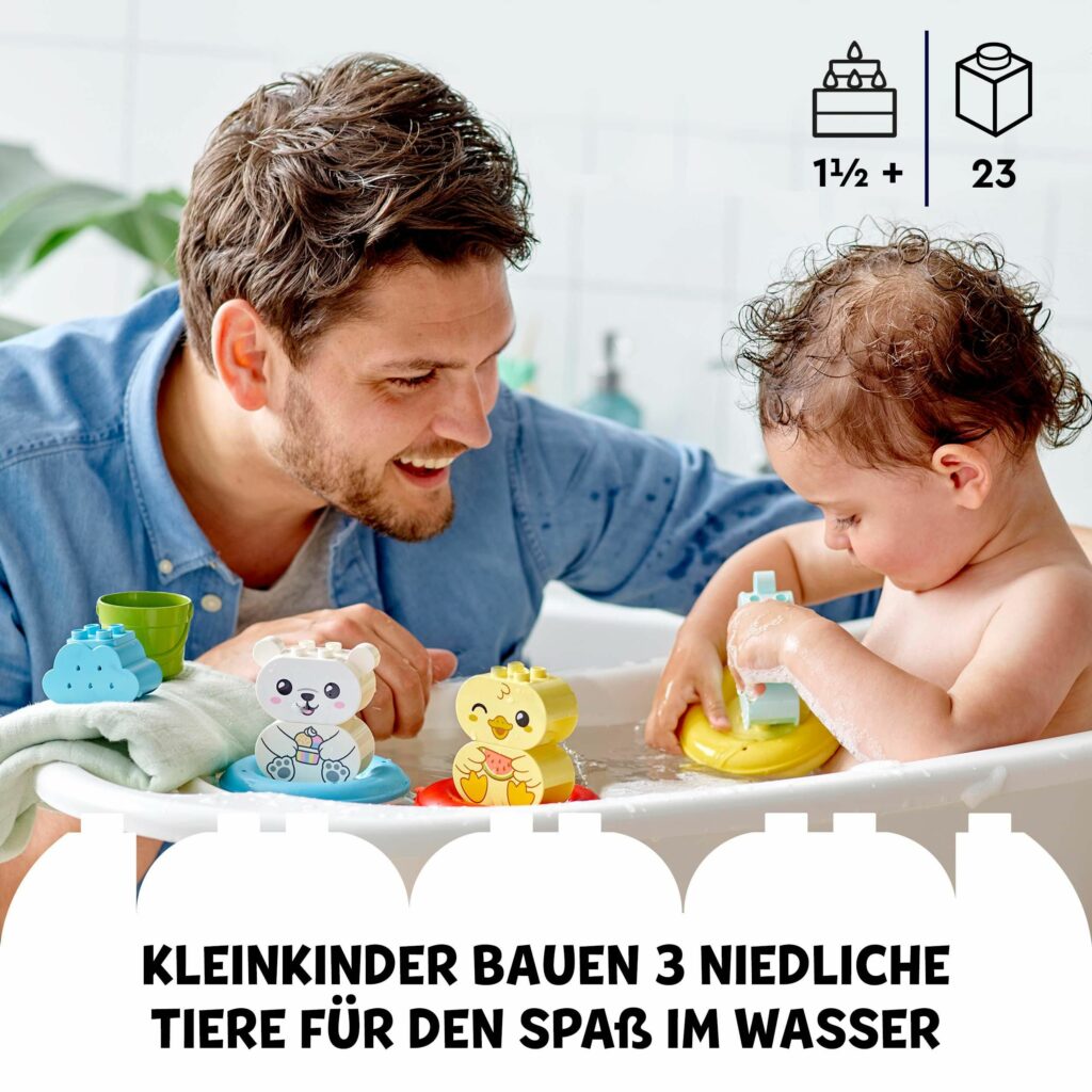 Produktabbildung Badewannenspaß: Schwimmender Tierzug