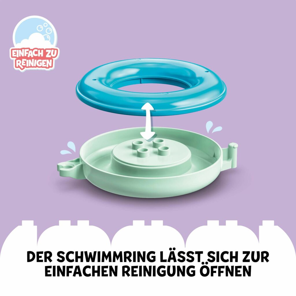 Produktabbildung Badewannenspaß: Schwimmender Tierzug