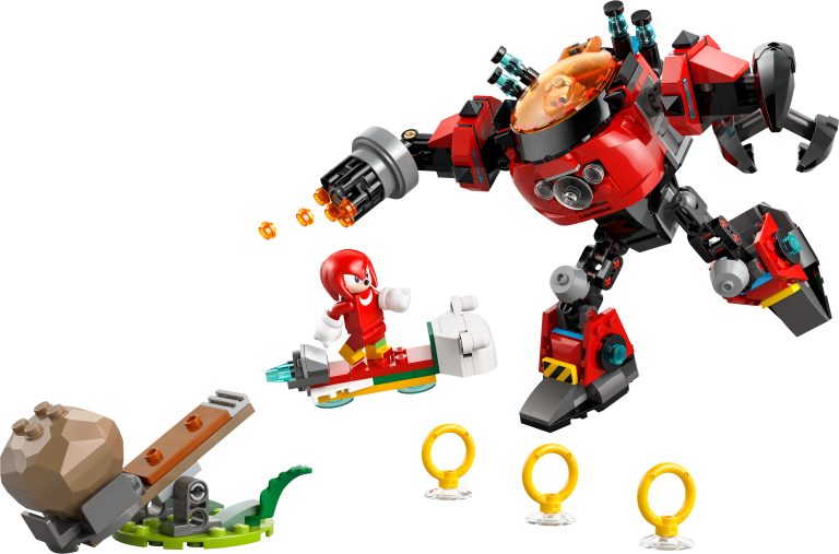 Knuckles vs. Dr. Eggmans Egg Crusher Mech