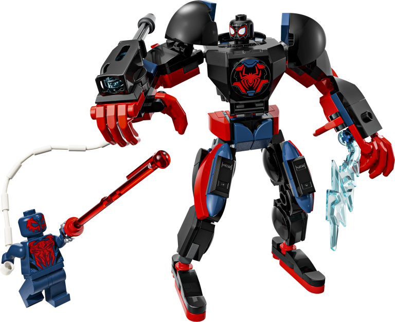 Miles Morales Mech vs. Spider-Man 2099