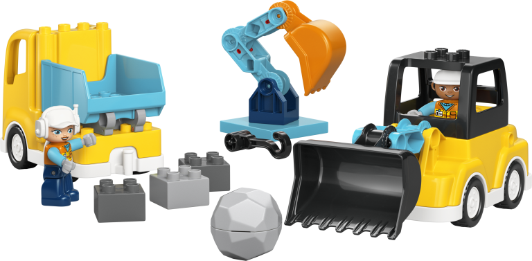 Baufahrzeuge – 3-in-1-Set