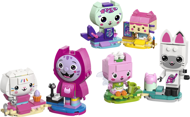 Gabbys Katzenfreunde aus LEGO Steinen