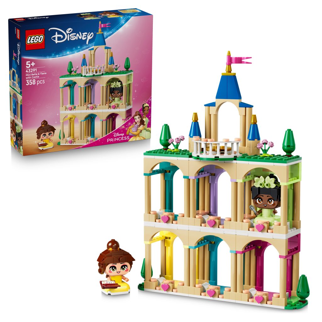 Produktabbildung Die Mini-Prinzessinnen Belle und Tiana mit ihrem Schloss