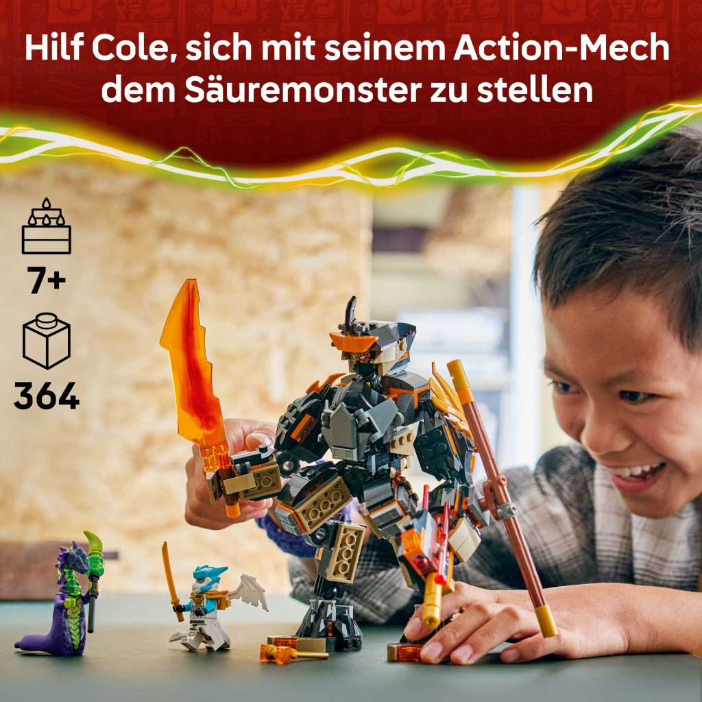 Produktabbildung Coles Action-Mech und Drachen-Zane