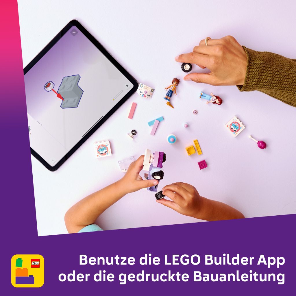 Produktabbildung Einhorn-Kuchenlieferwagen