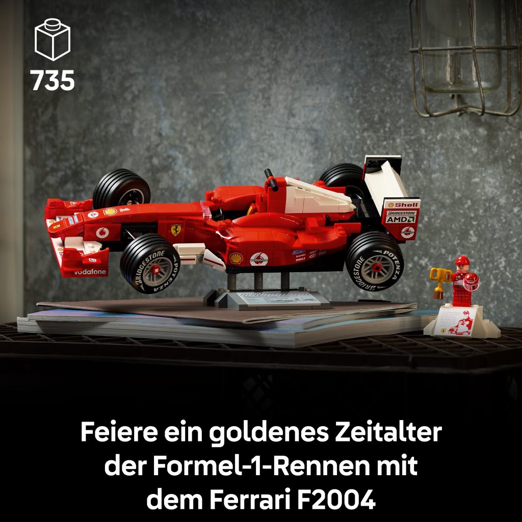 Produktabbildung Ferrari F2004 und Michael Schumacher
