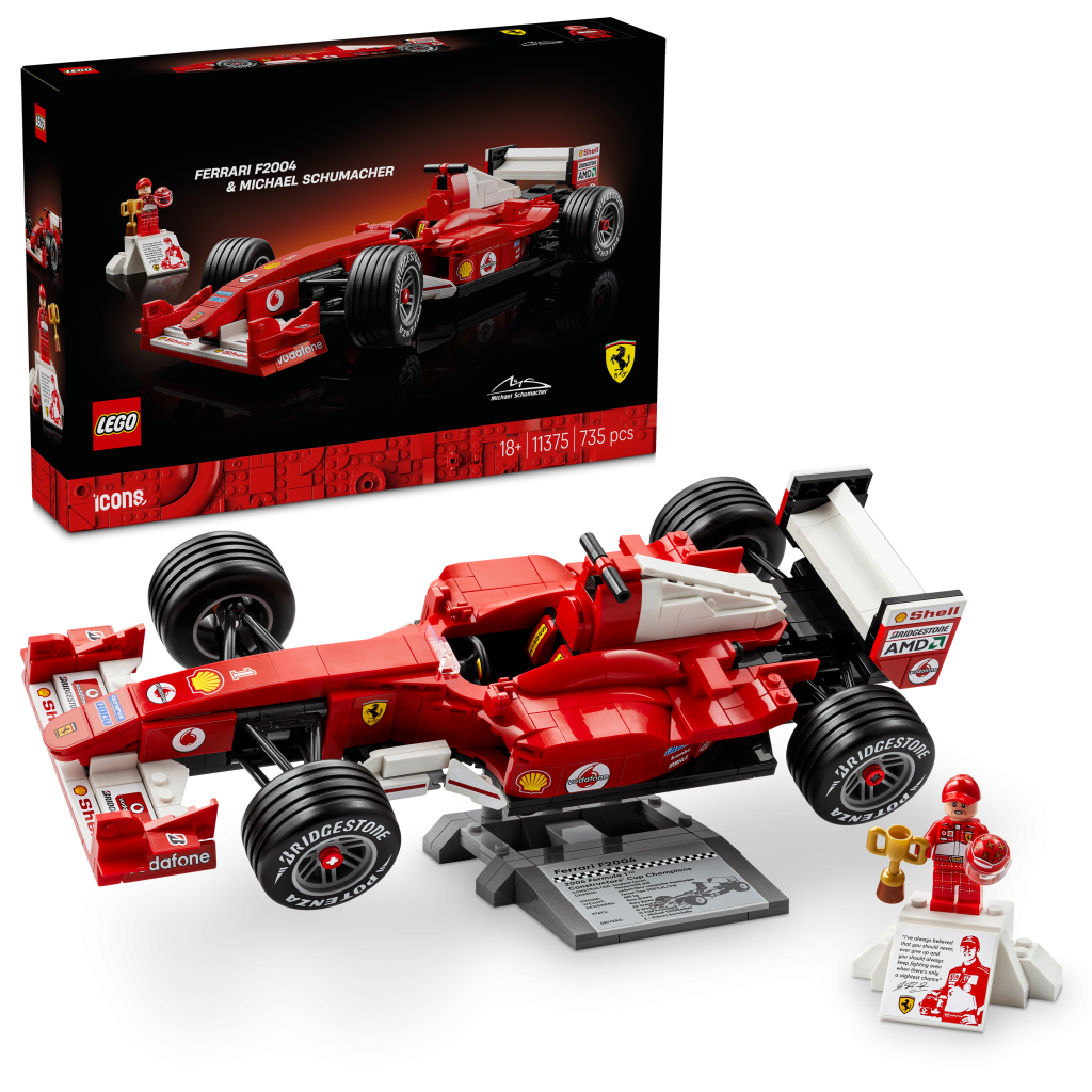 Produktabbildung Ferrari F2004 und Michael Schumacher