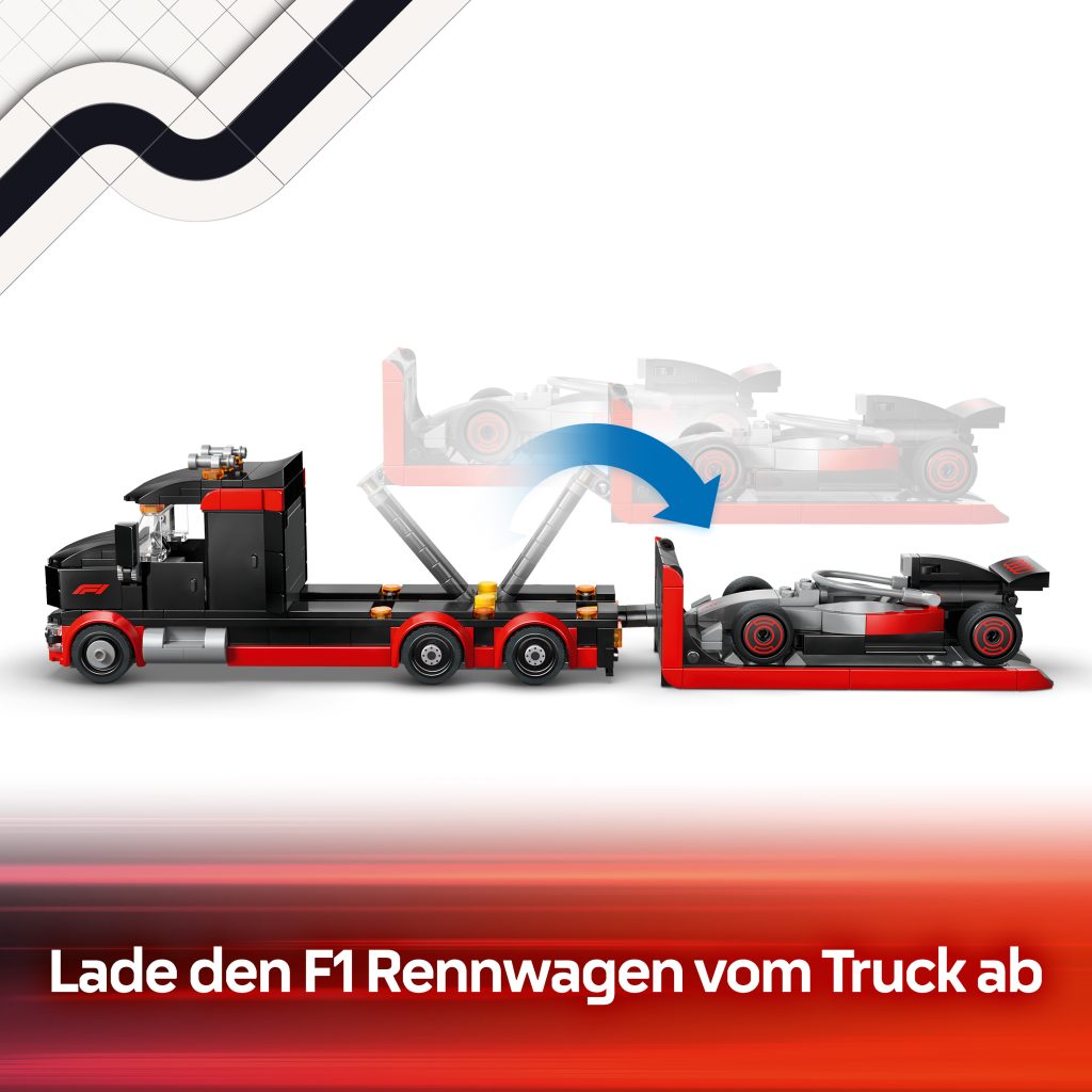 Produktabbildung F1® Truck mit Audi F1® Rennwagen