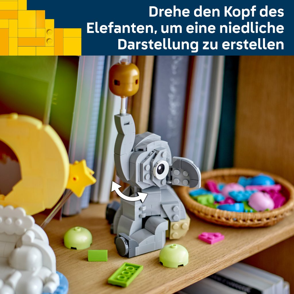 Produktabbildung Schwebender Baby-Elefant