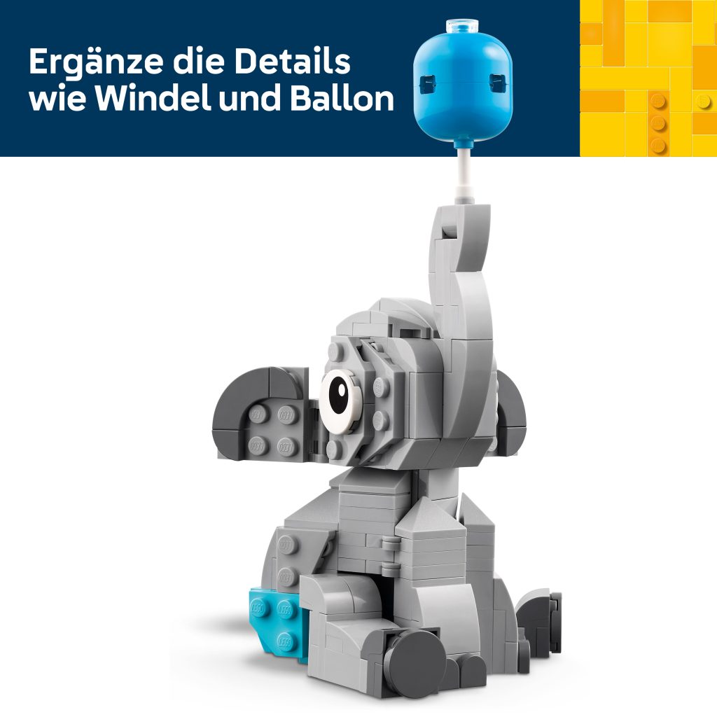 Produktabbildung Schwebender Baby-Elefant