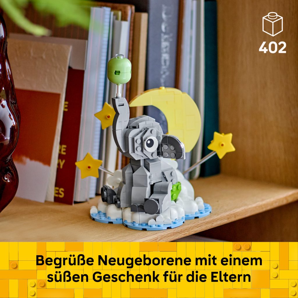 Produktabbildung Schwebender Baby-Elefant
