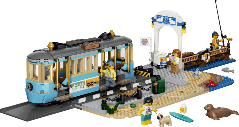 Klassische Strandstraßenbahn