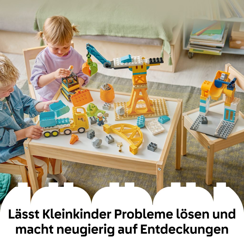 Produktabbildung Baustelle mit Baufahrzeugen – 3-in-1-Set