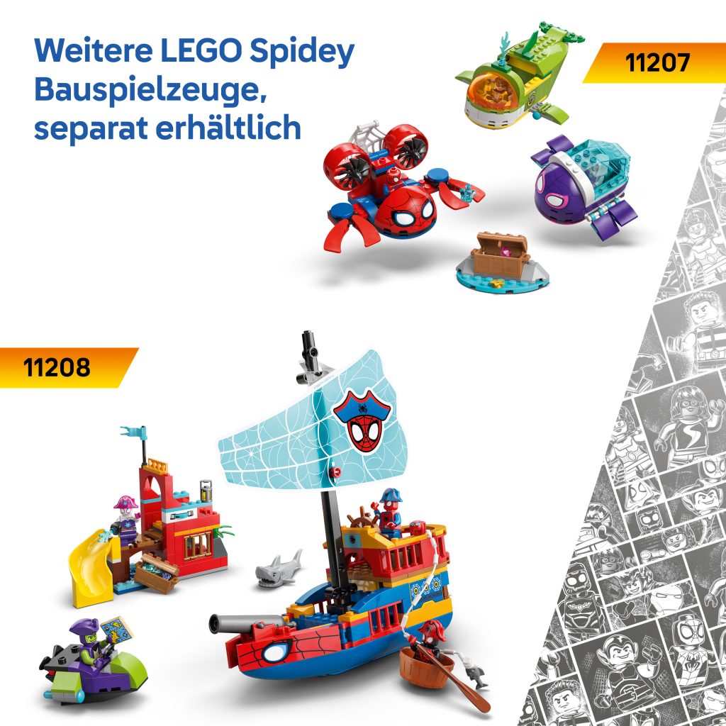 Produktabbildung Spidey auf Motorrad vs. Rhino