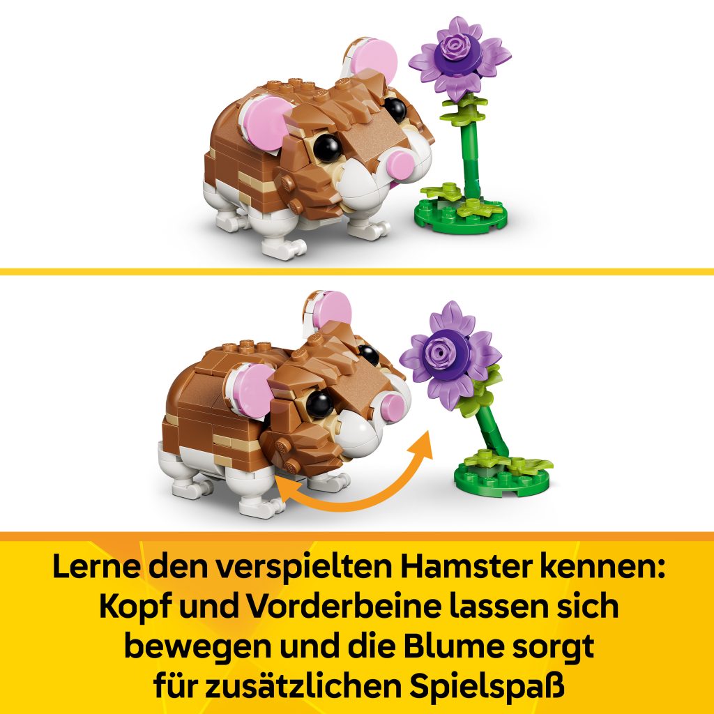 Produktabbildung Niedlicher Hamster mit Blume