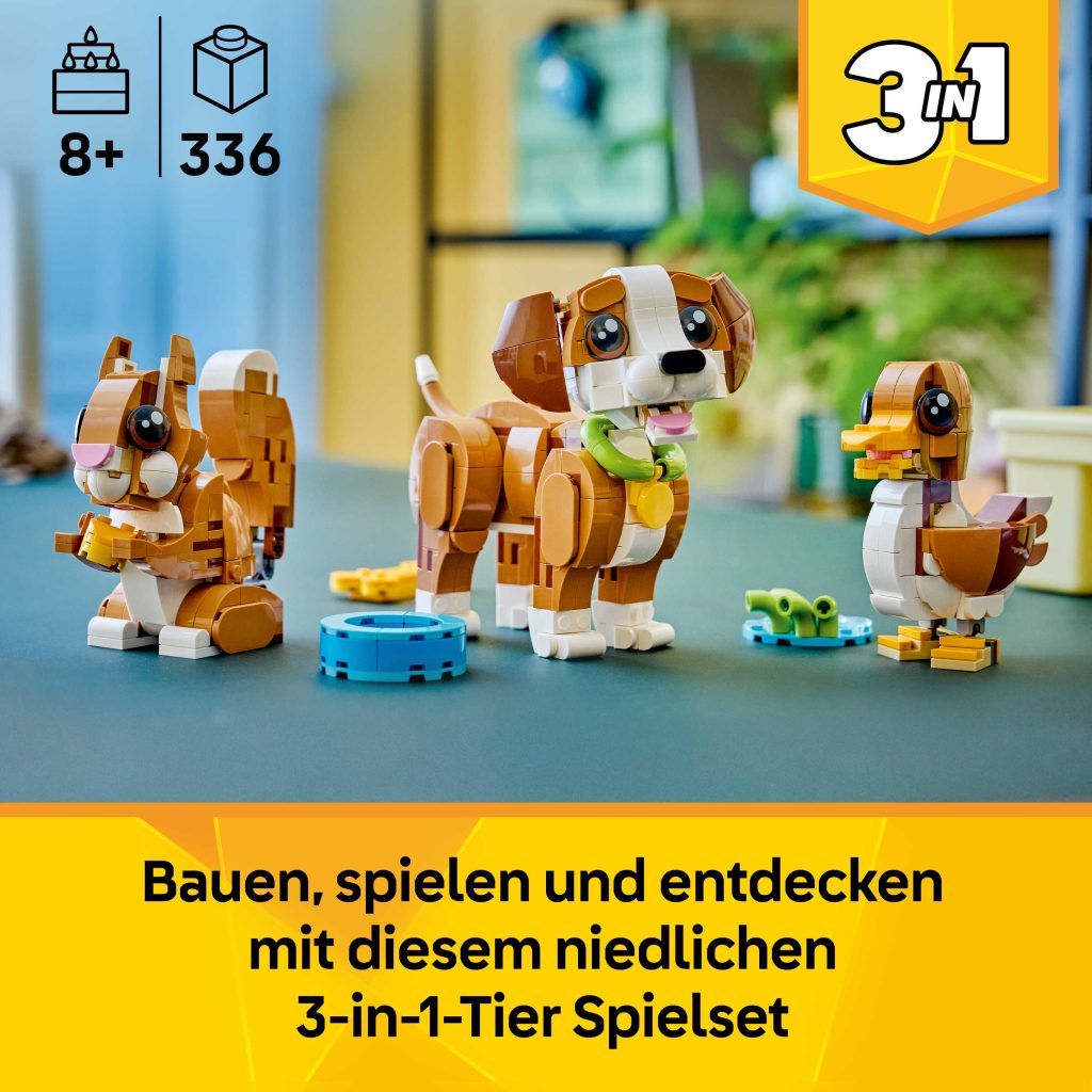 Produktabbildung Niedliche Tiere: Verspielter Welpe