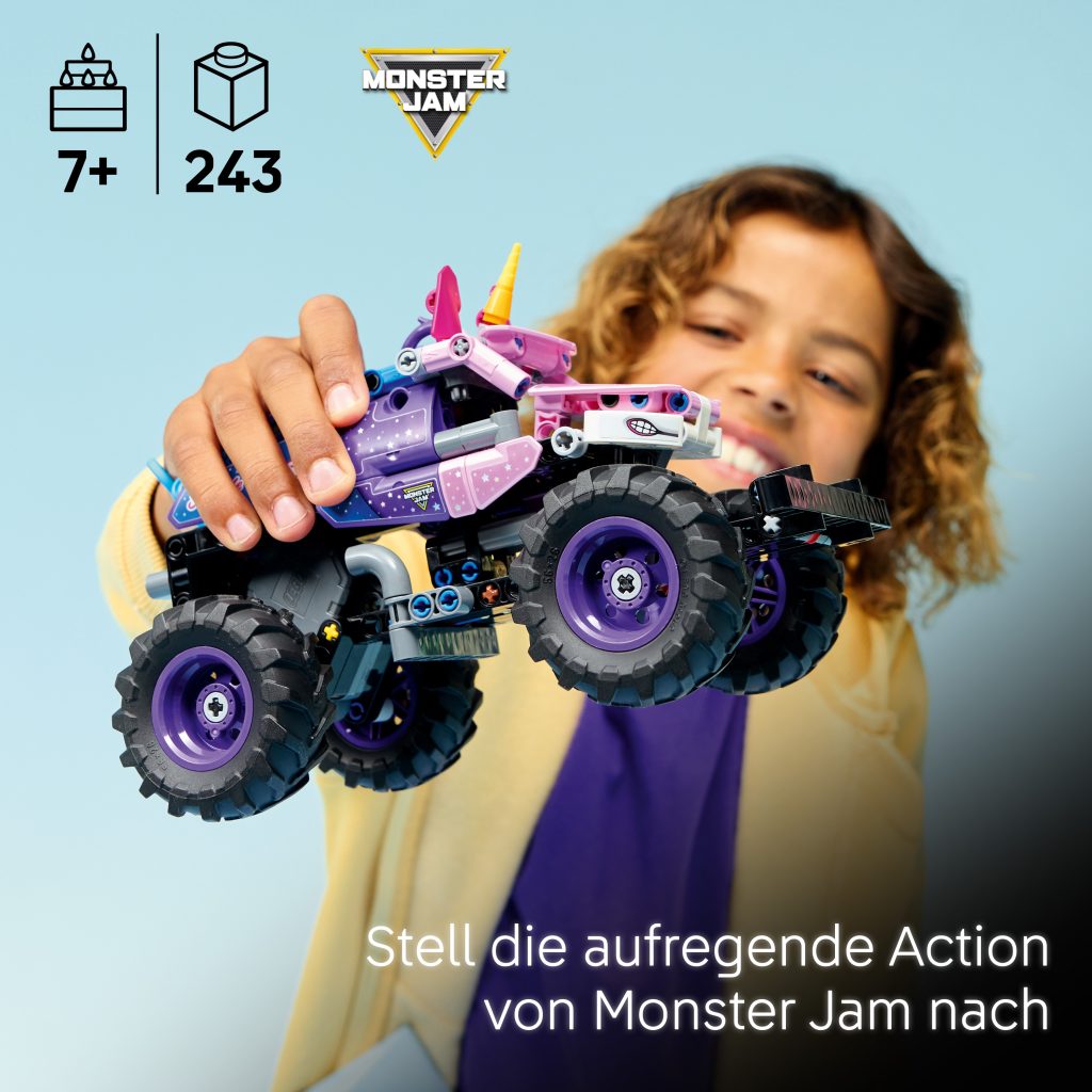 Produktabbildung Monster Jam™ Sparkle Smash™ mit Rückziehmotor