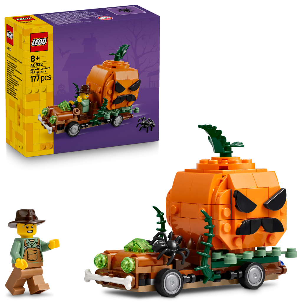 Produktabbildung Pickup mit Halloweenkürbis