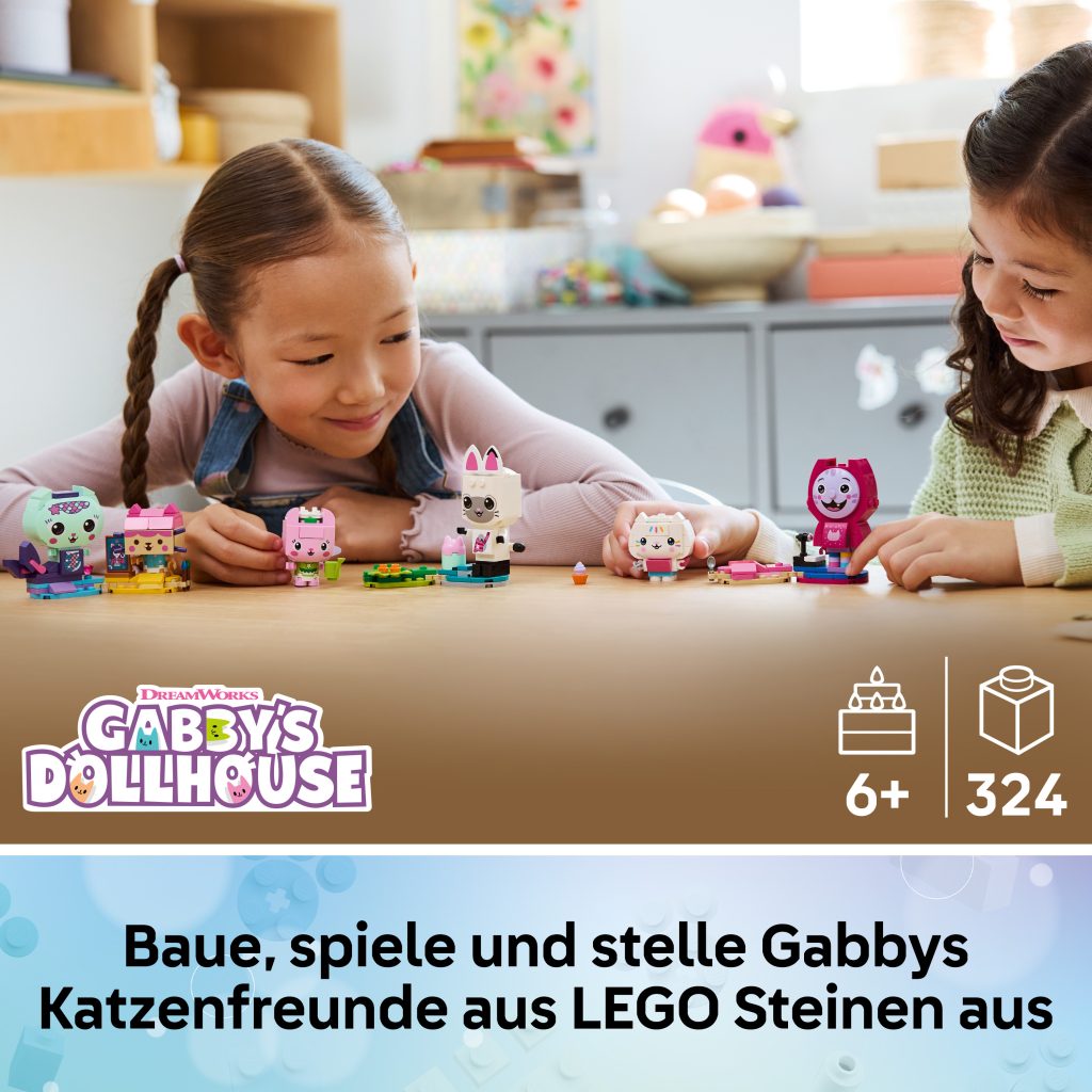 Produktabbildung Gabbys Katzenfreunde aus LEGO Steinen