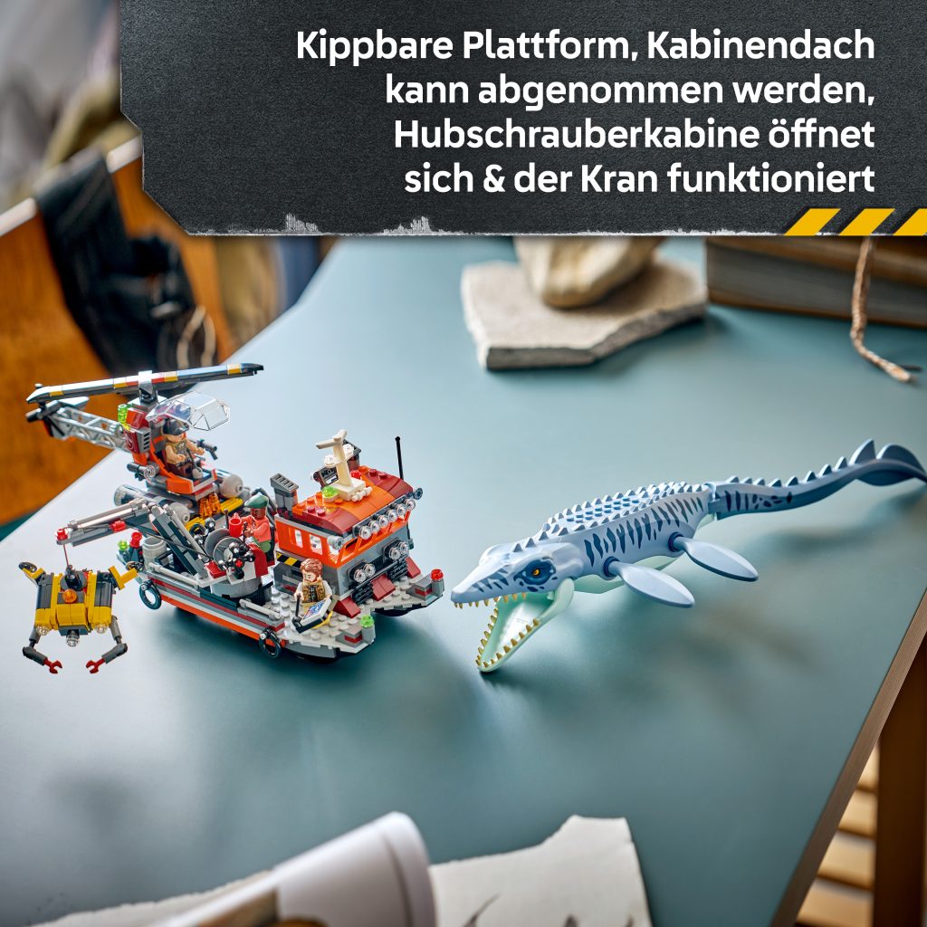 Produktabbildung Mosasaurier-Angriff auf das Boot