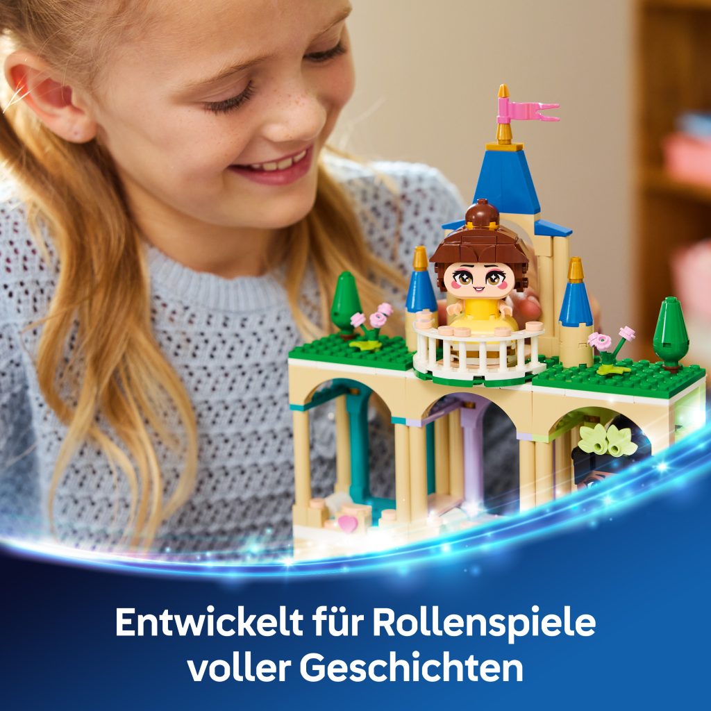 Produktabbildung Die Mini-Prinzessinnen Belle und Tiana mit ihrem Schloss