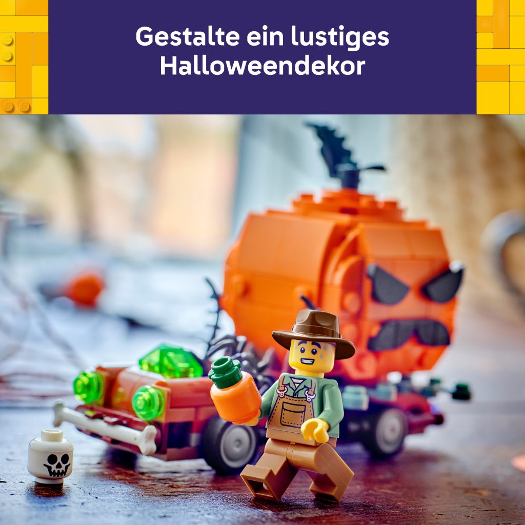 Produktabbildung Pickup mit Halloweenkürbis