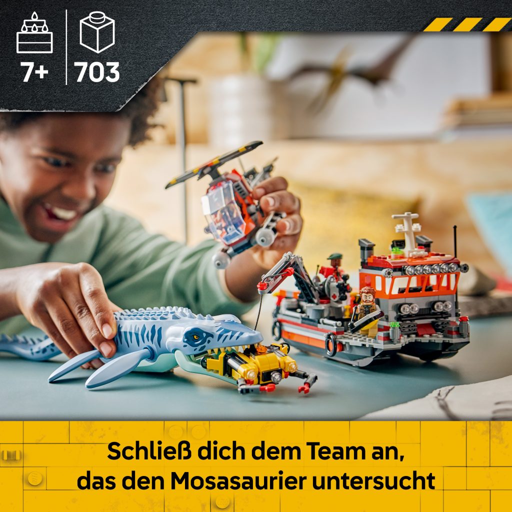 Produktabbildung Mosasaurier-Angriff auf das Boot