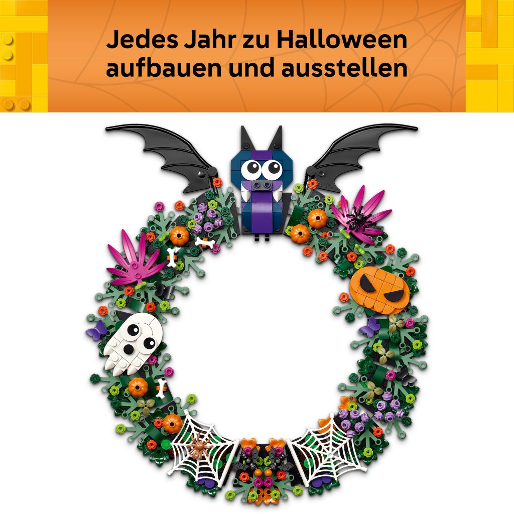 Produktabbildung Halloweenkranz