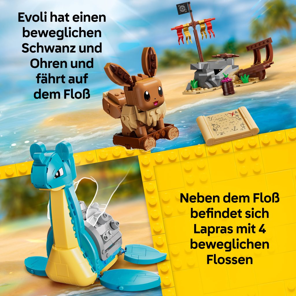 Produktabbildung SMART Play™: Evoli und Lapras auf Schatzsuche