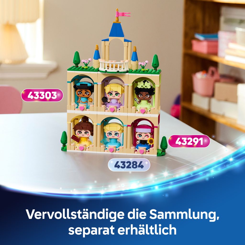 Produktabbildung Die Mini-Prinzessinnen Belle und Tiana mit ihrem Schloss